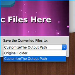 FLAC To MP3 Mac output path